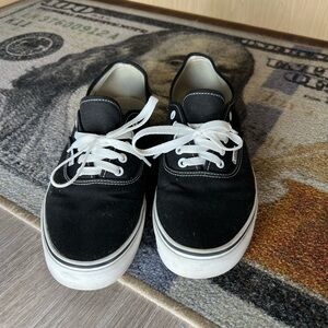 Vans Black and White Men's Sneakers